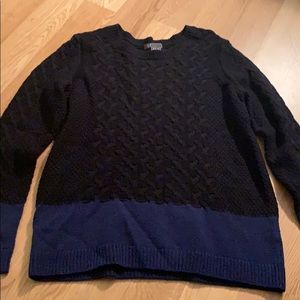 Vince Color block lightweight sweater